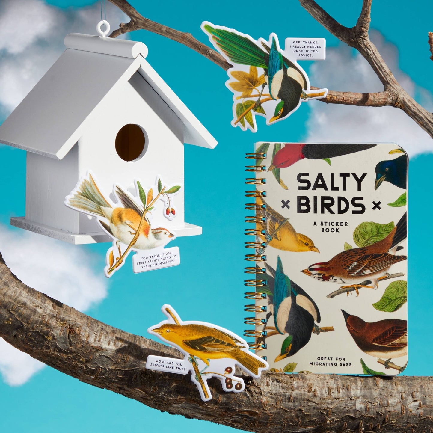 Brass Monkey Salty Birds Sticker Book - homesewn