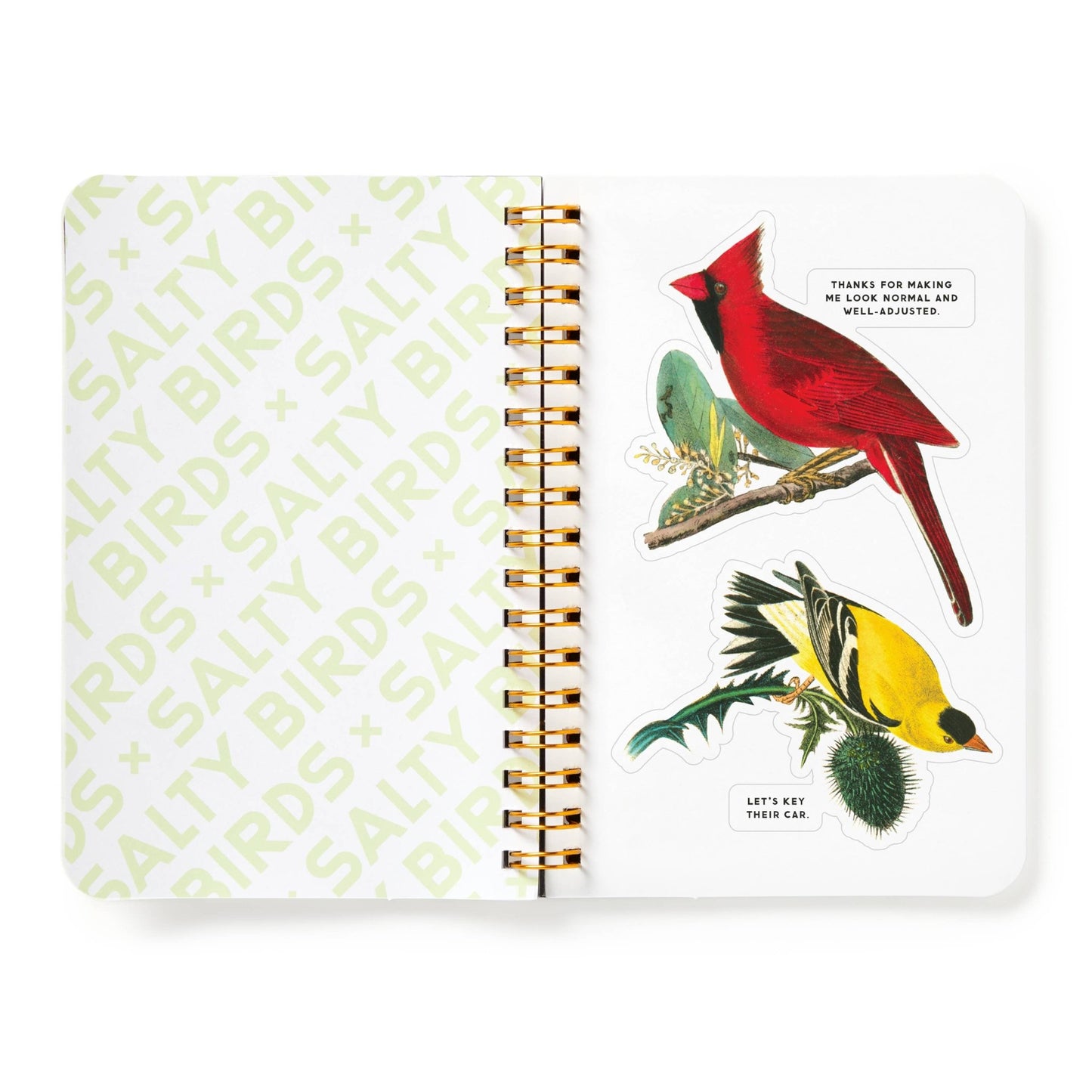 Brass Monkey Salty Birds Sticker Book - homesewn