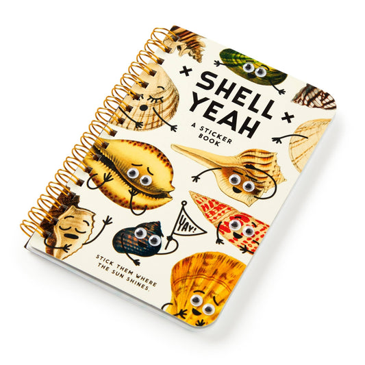 Brass Monkey Shell Yeah Sticker Book - homesewn