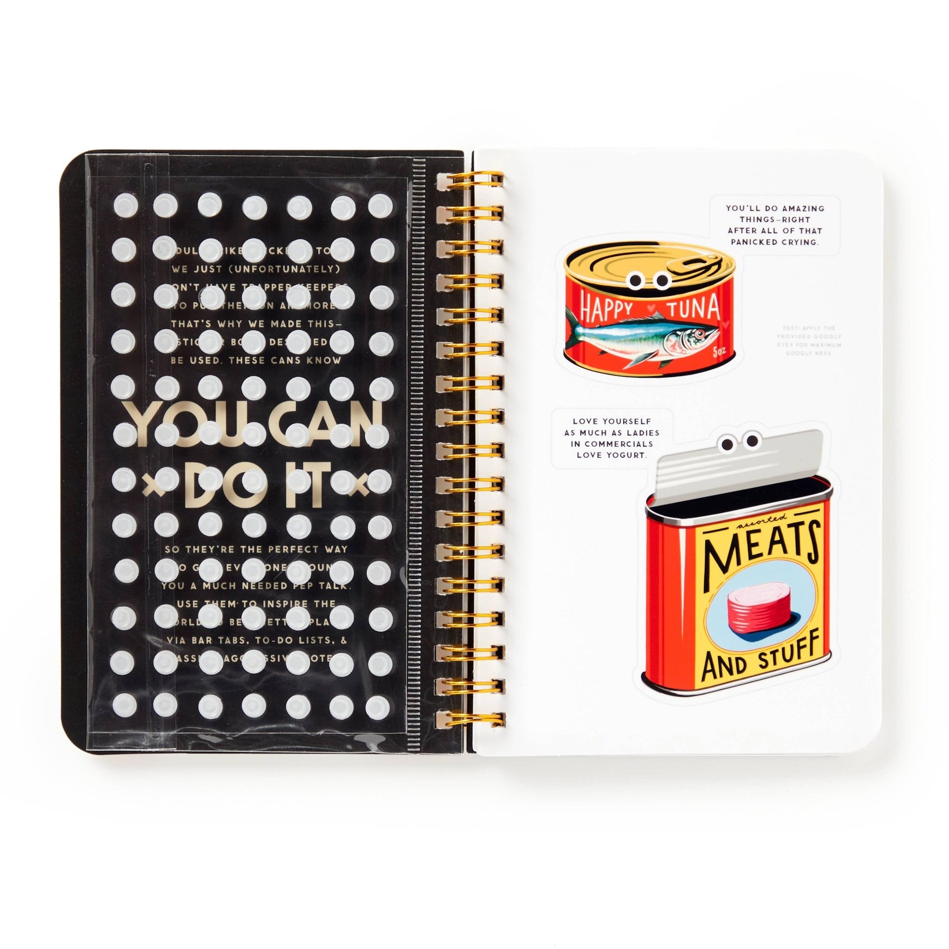 Brass Monkey You Can Do It Googly Sticker Book - homesewn