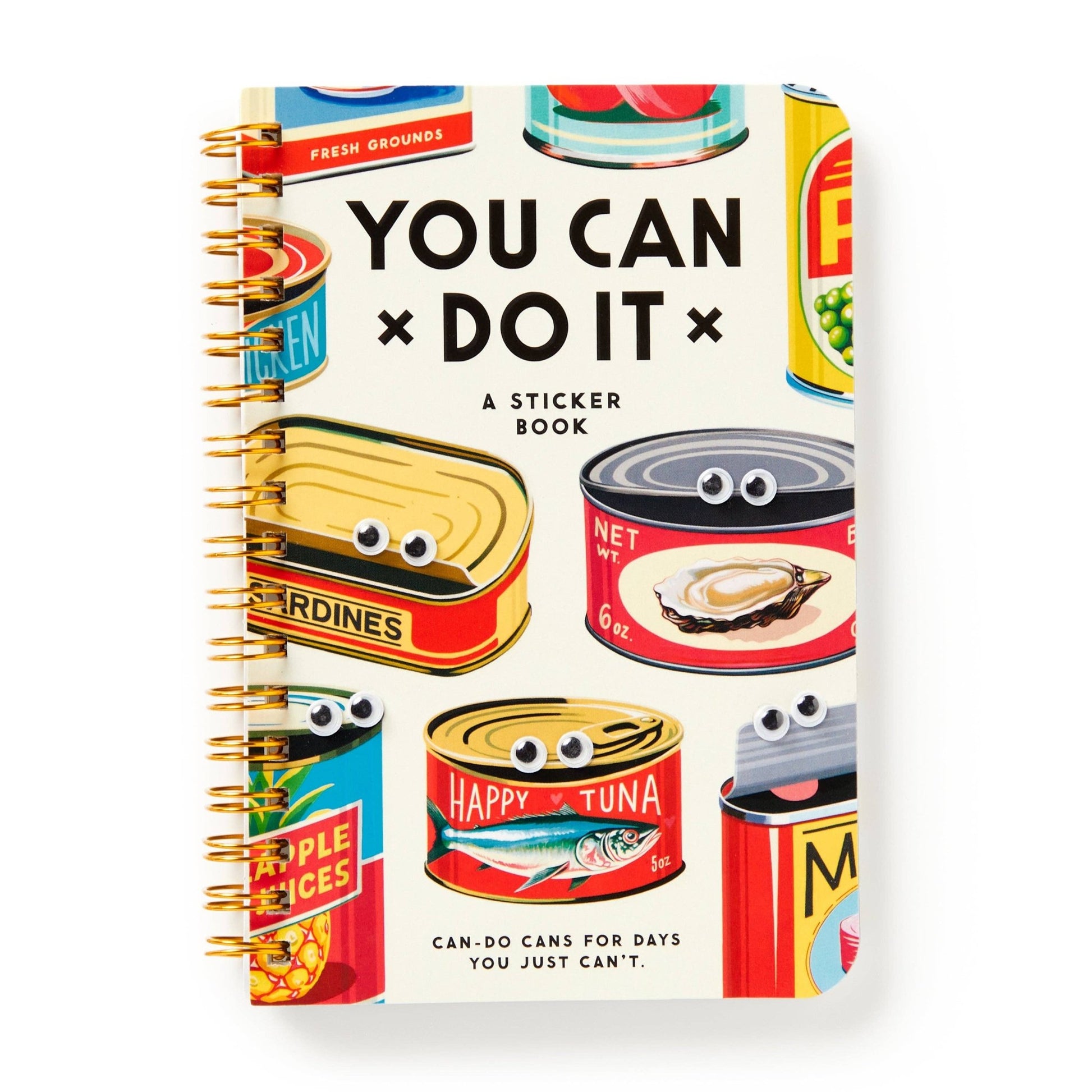Brass Monkey You Can Do It Googly Sticker Book - homesewn