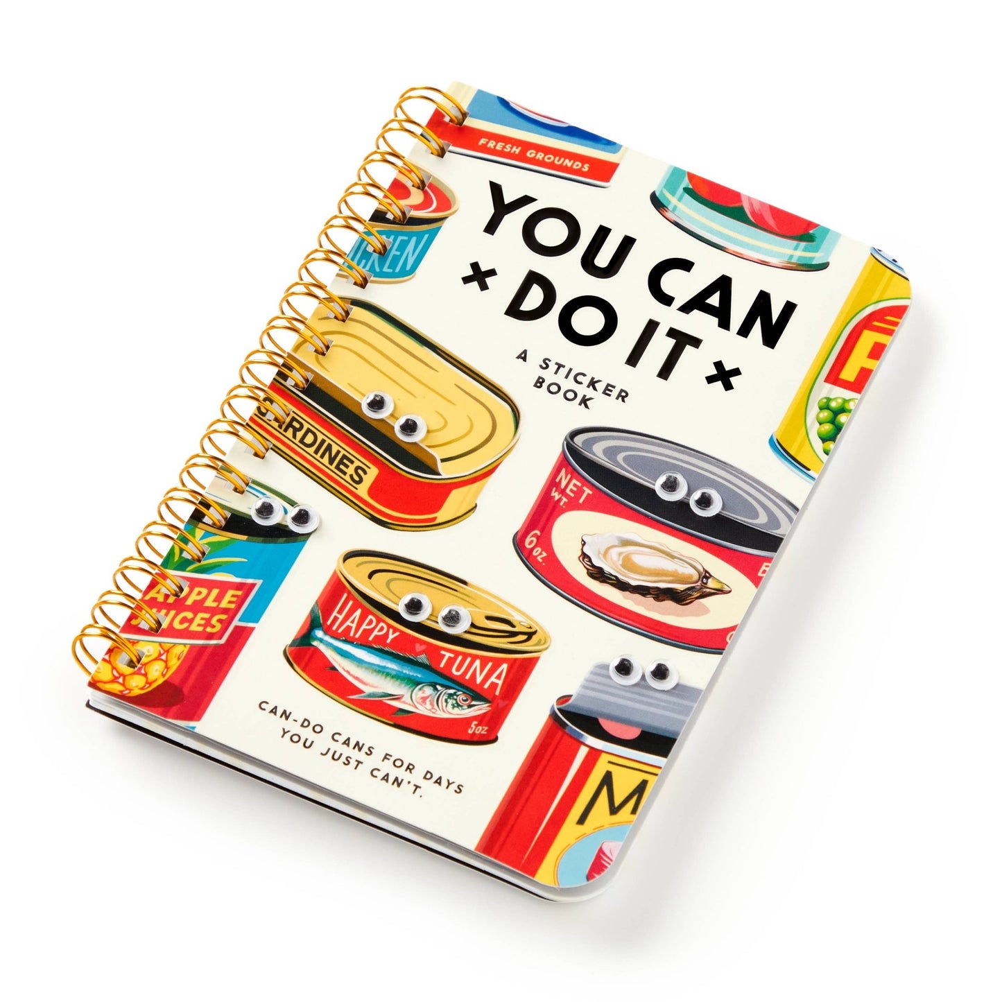 Brass Monkey You Can Do It Googly Sticker Book - homesewn