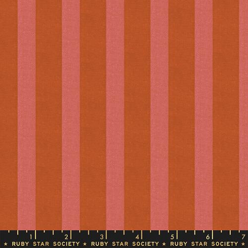 Breeze Stripe - Pecan - Warp and Weft Moonglow - homesewn