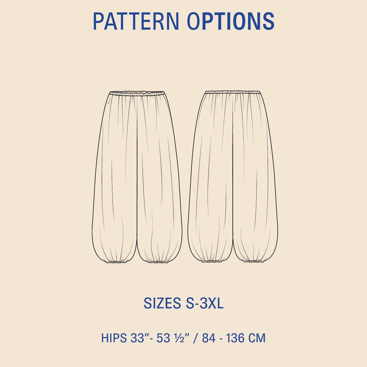 Bubble Pants Sewing Pattern PDF DOWNLOAD - homesewn