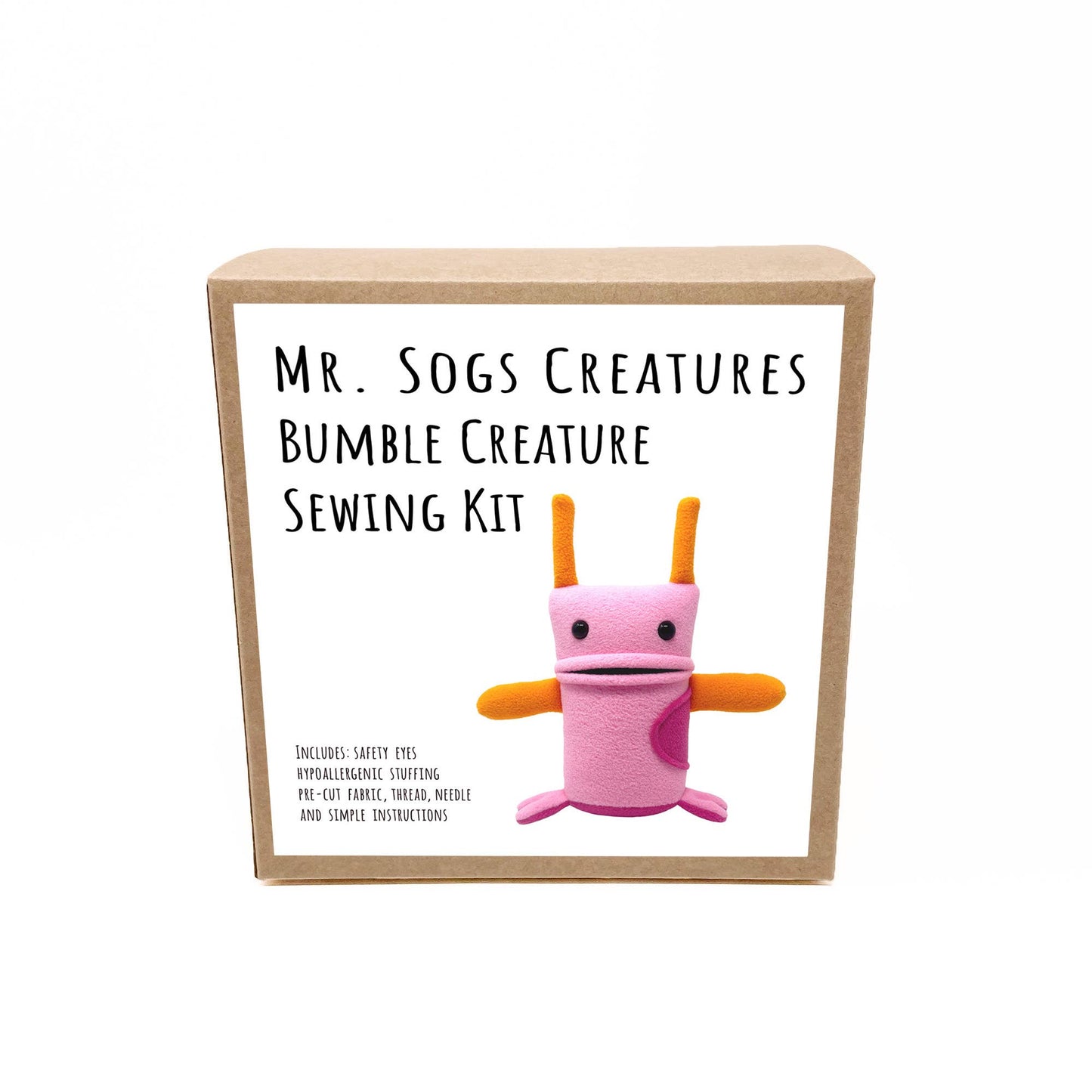 Bumble Creature DIY Plush Sewing Kit - homesewn