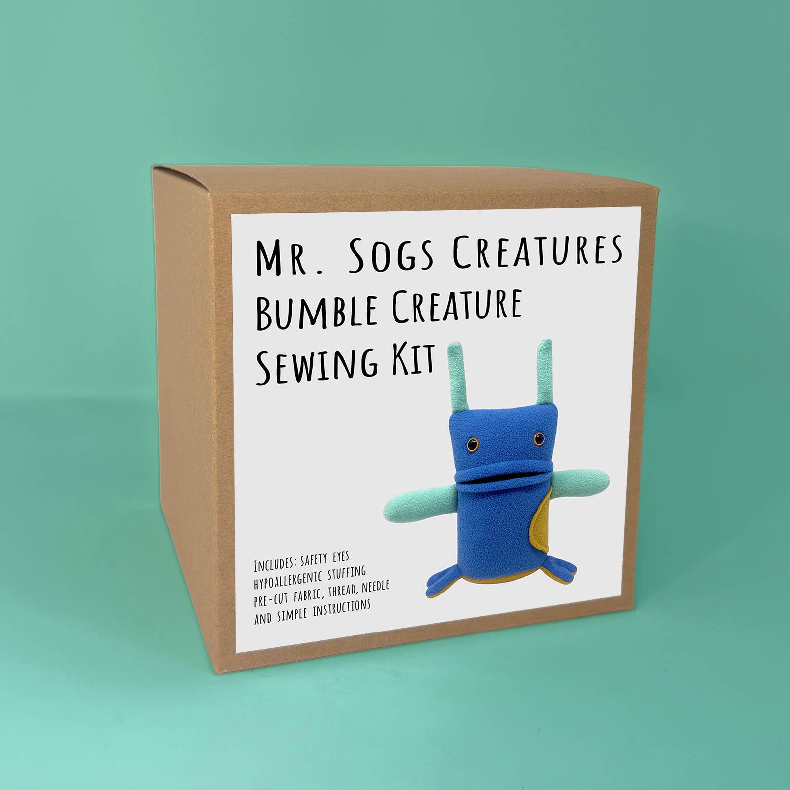 Bumble Creature DIY Plush Sewing Kit - homesewn