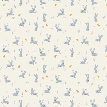Bunnies - Cream - Rifle Paper Co. Easter - RP1503 - CR1 - homesewn