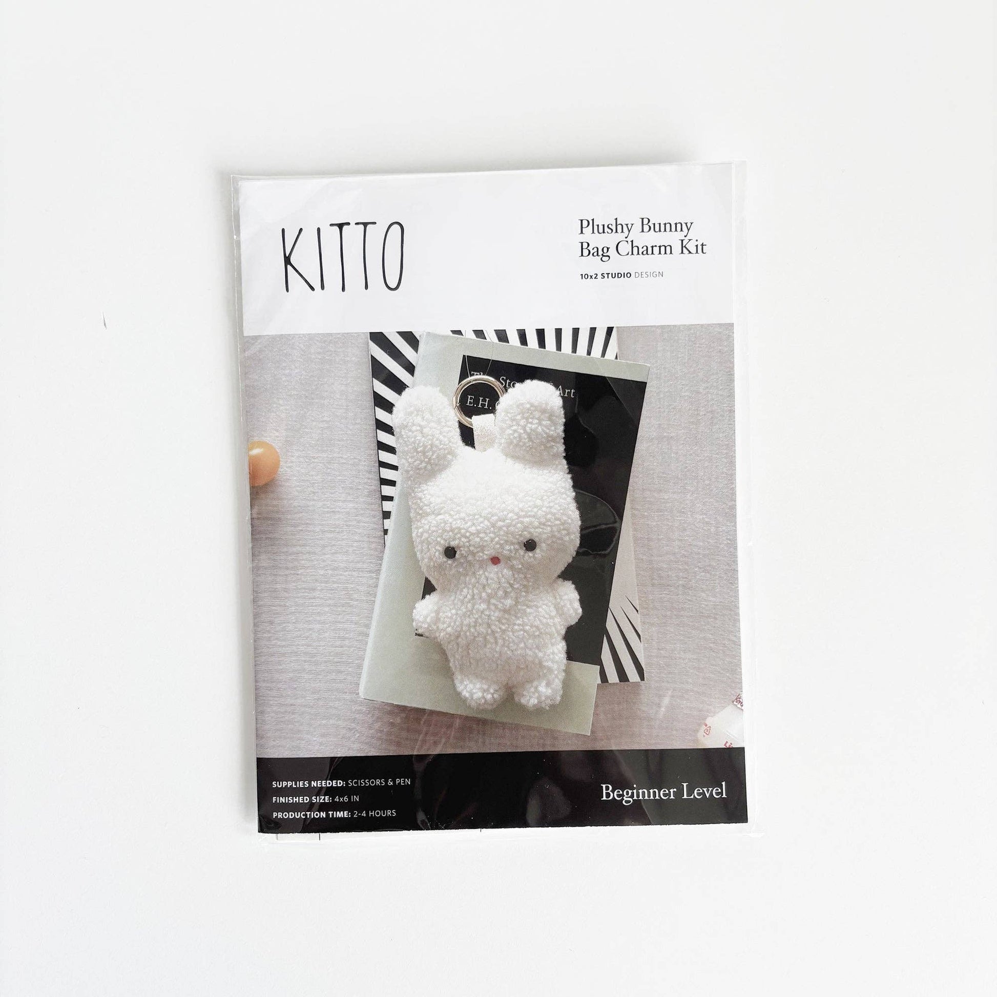 Bunny Bag Charm Craft Kit — Beginner Sewing Project - homesewn