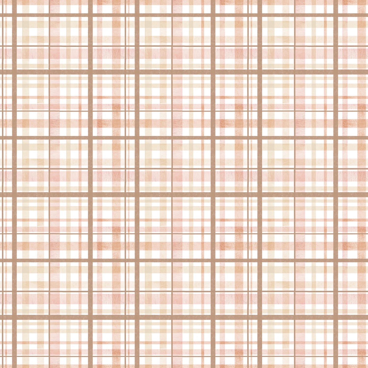 Bunny Plaid - Birch - QUILTING COTTON/POPLIN - homesewn