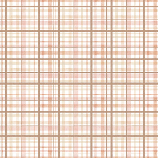Bunny Plaid - Birch - QUILTING COTTON/POPLIN - homesewn