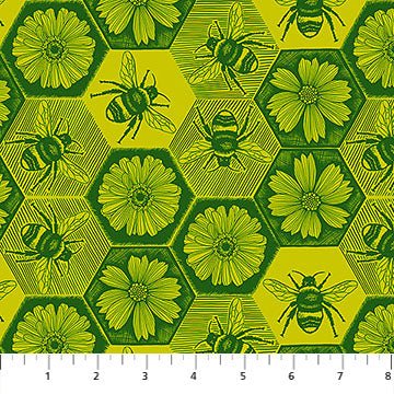 Busy - Melon - Indelible Ink - QUILTING COTTON/POPLIN - homesewn