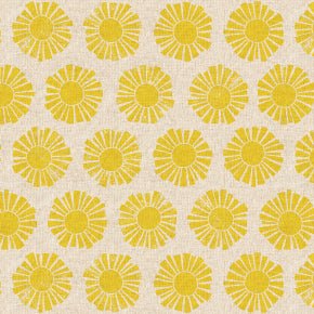 By The Seaside - Sunshine - White - Unbleached Canvas - homesewn
