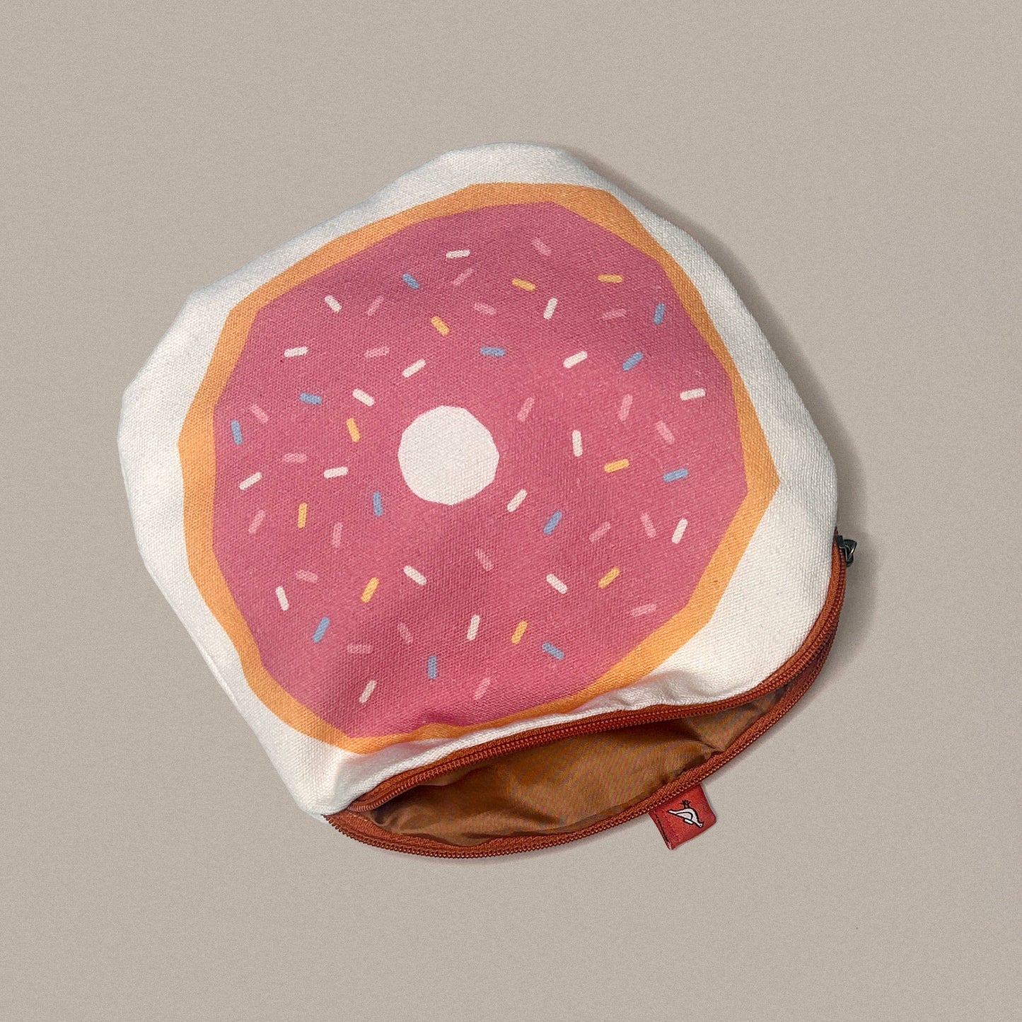 Donut Canvas Zipper Pouch/Pencil Case
