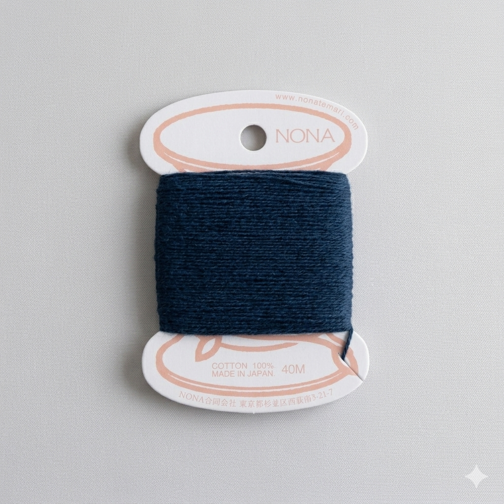 NONA Card Thread - Naturally Dyed Cotton Embroidery Thread (40m)