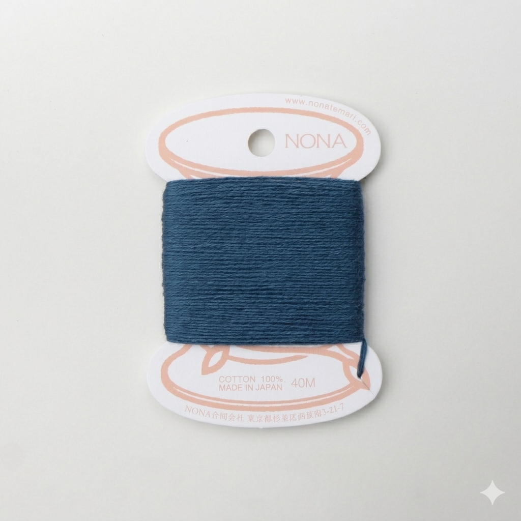 NONA Card Thread - Naturally Dyed Cotton Embroidery Thread (40m)