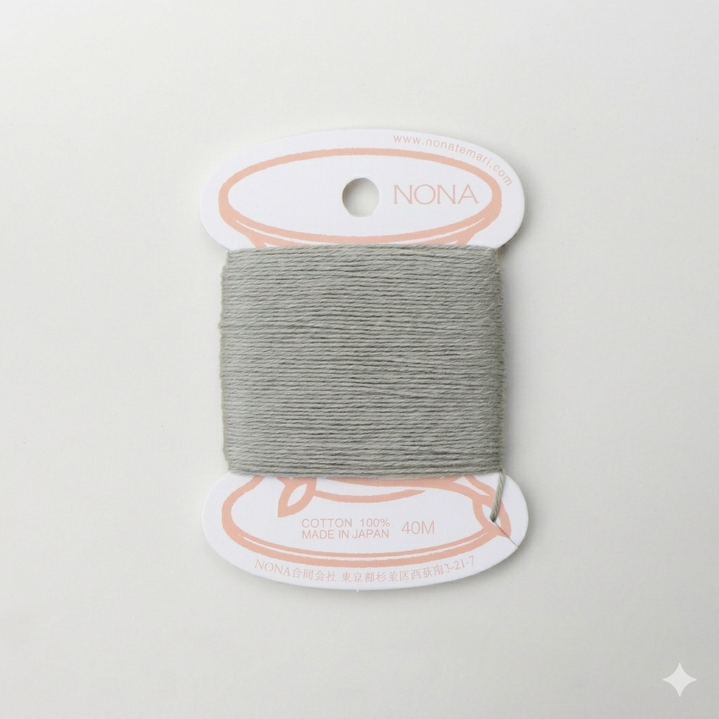 NONA Card Thread - Naturally Dyed Cotton Embroidery Thread (40m)