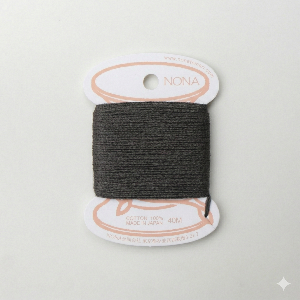 NONA Card Thread - Naturally Dyed Cotton Embroidery Thread (40m)