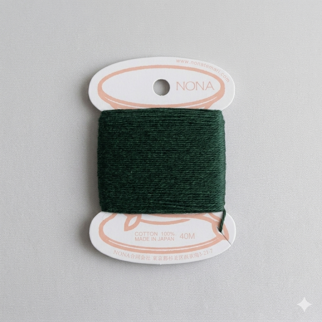 NONA Card Thread - Naturally Dyed Cotton Embroidery Thread (40m)