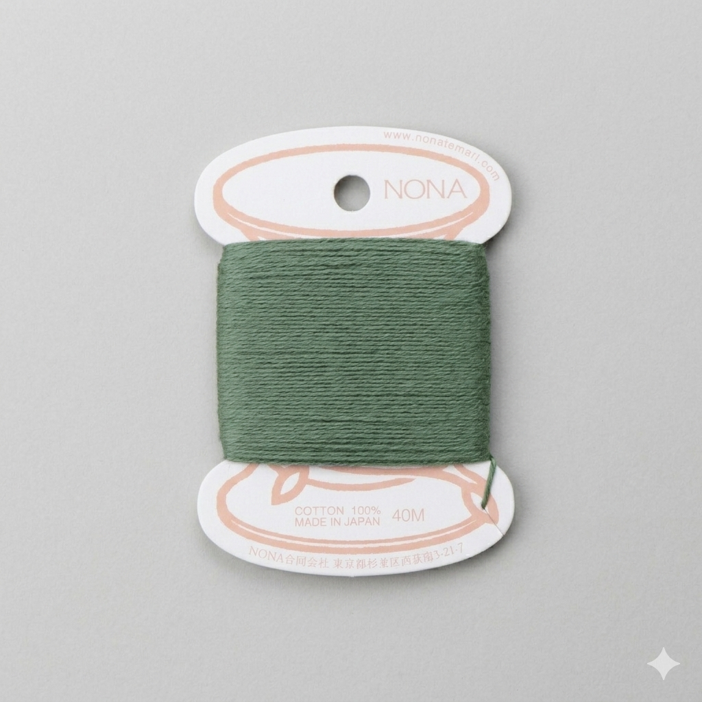 NONA Card Thread - Naturally Dyed Cotton Embroidery Thread (40m)