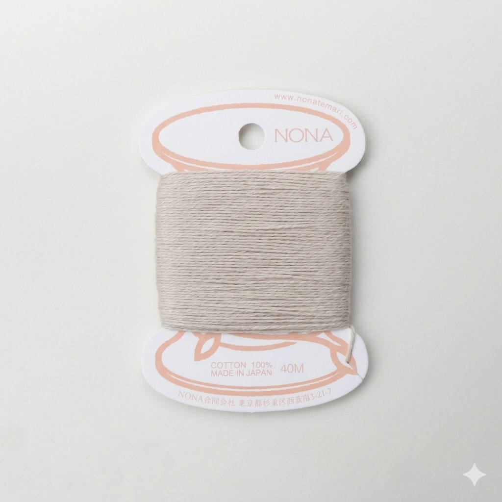 NONA Card Thread - Naturally Dyed Cotton Embroidery Thread (40m)