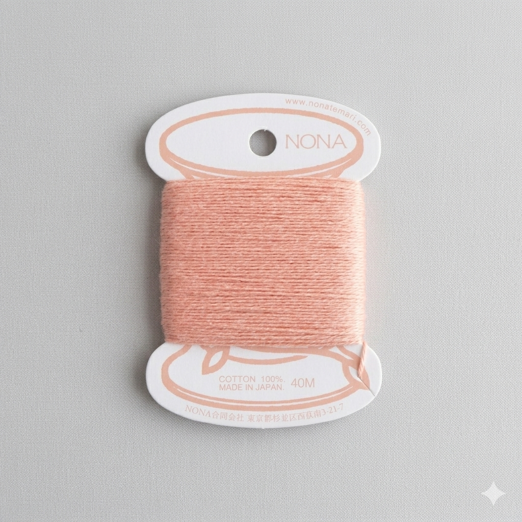 NONA Card Thread - Naturally Dyed Cotton Embroidery Thread (40m)
