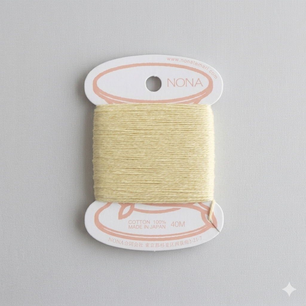 NONA Card Thread - Naturally Dyed Cotton Embroidery Thread (40m)