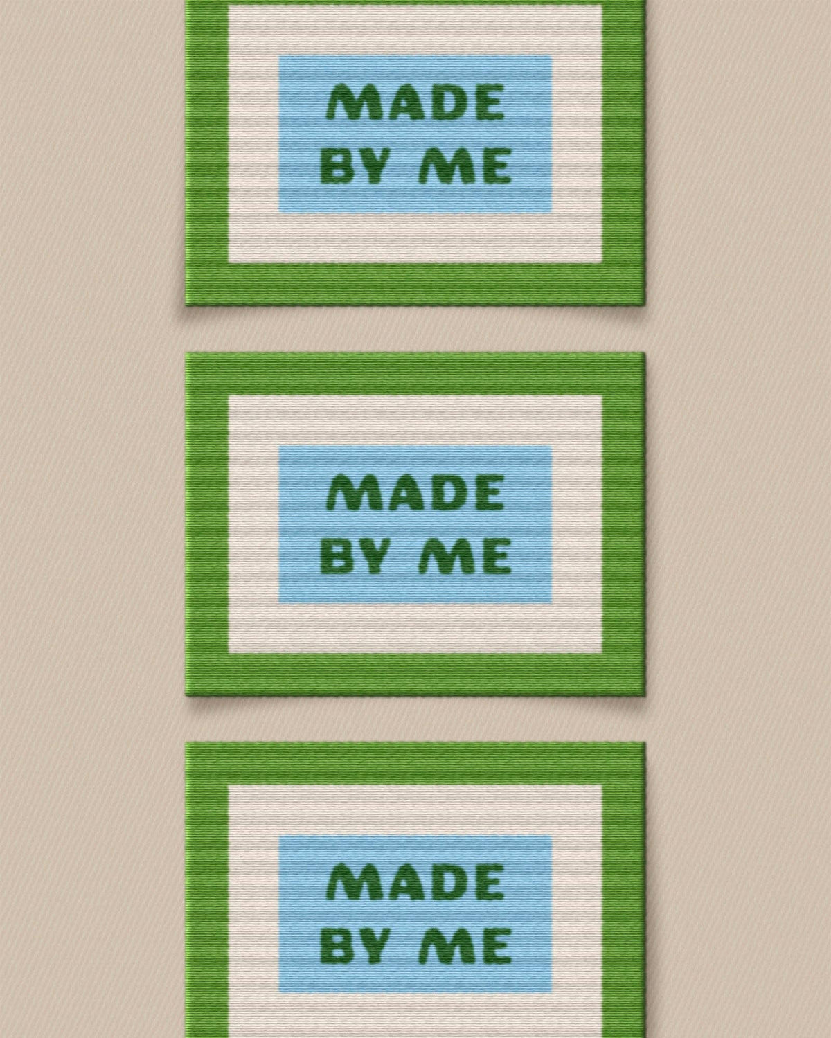 Made By Me Large Garment Labels