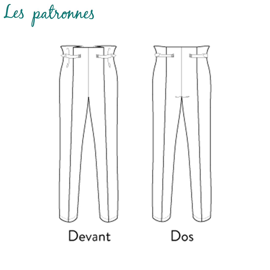 Calder Trousers- Beginner PDF DOWNLOAD - homesewn