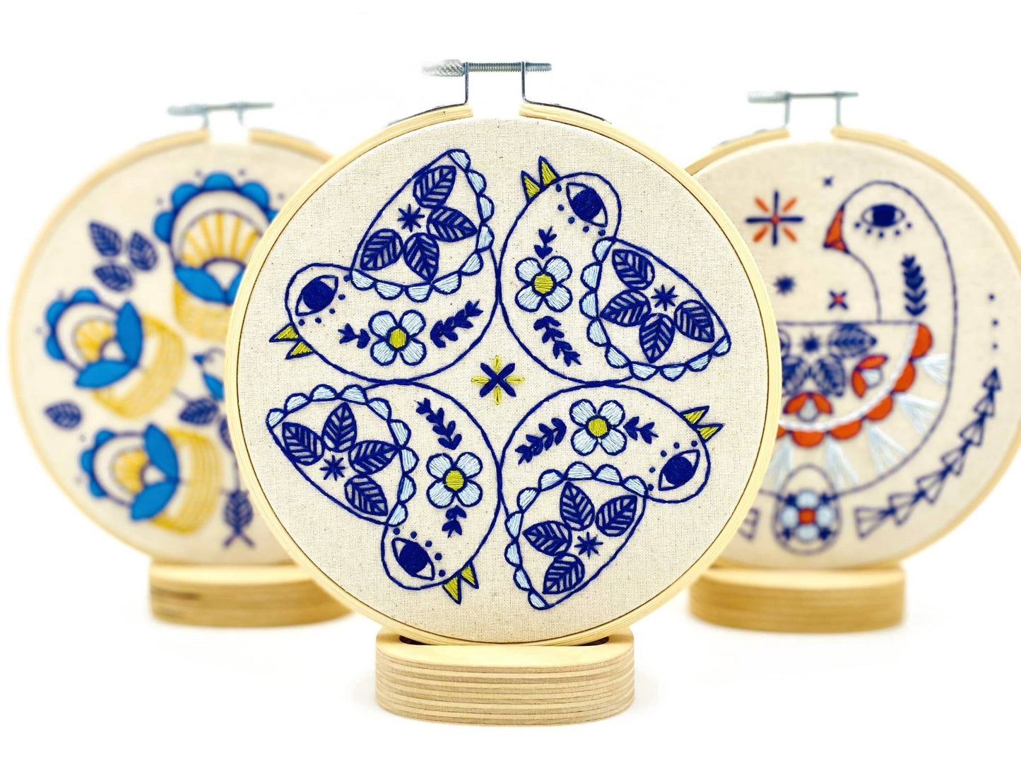 Calling Birds Complete Embroidery Kit - homesewn