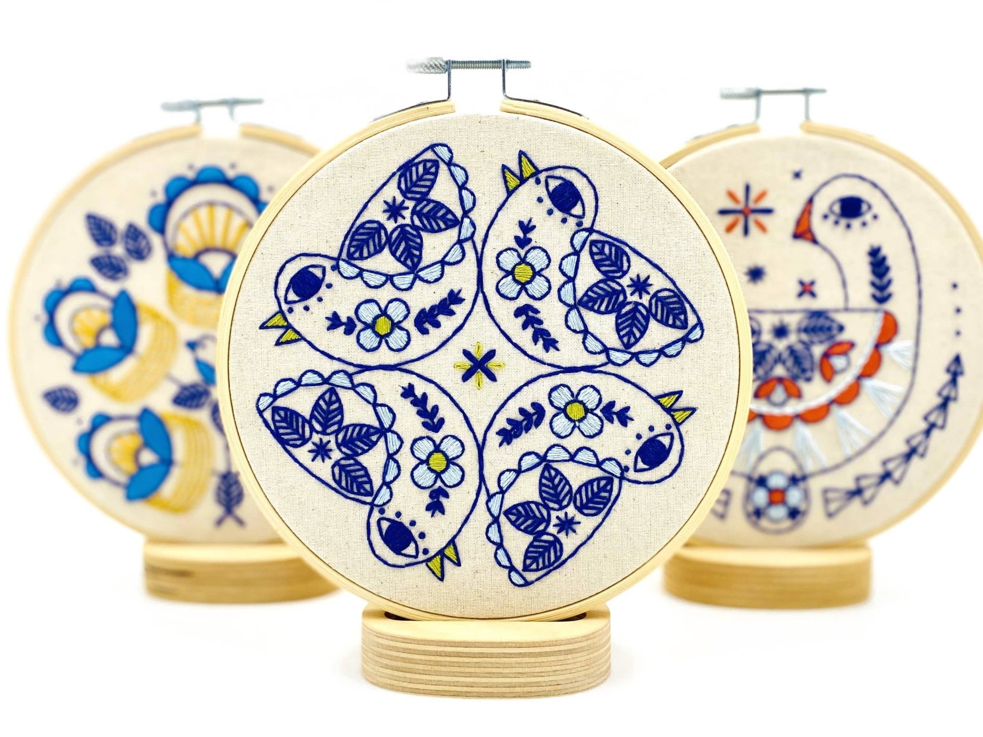 Calling Birds Complete Embroidery Kit - homesewn