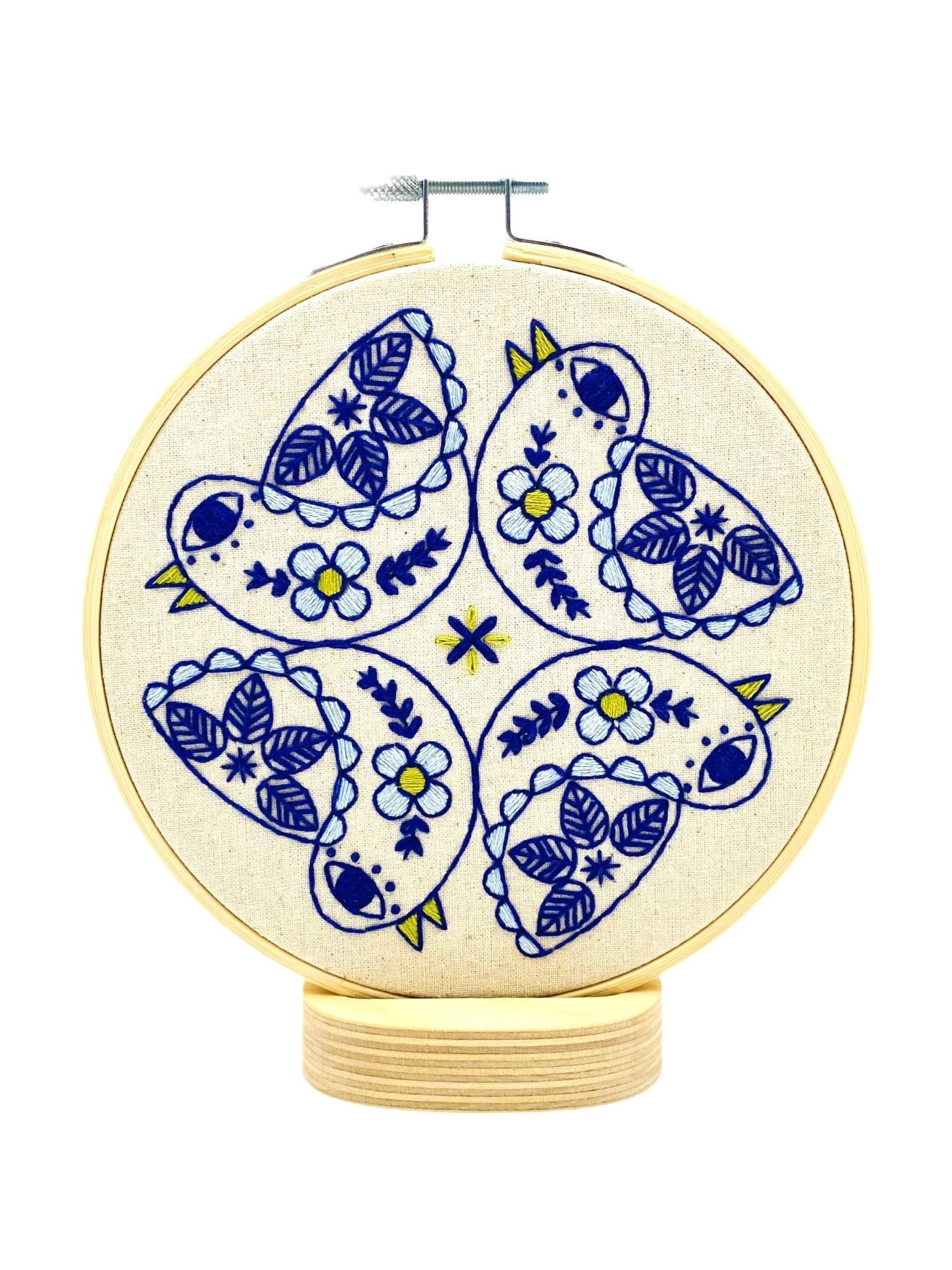 Calling Birds Complete Embroidery Kit - homesewn