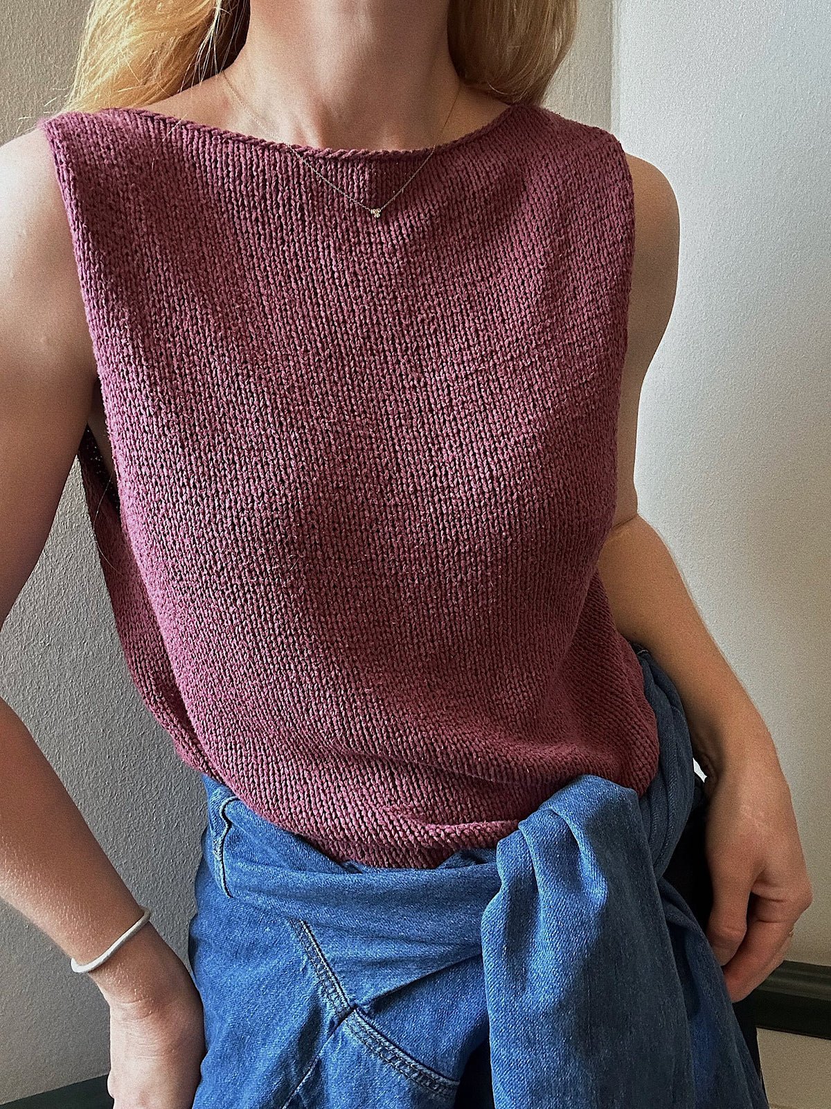 Camisole No. 10 Knitting Class - homesewn