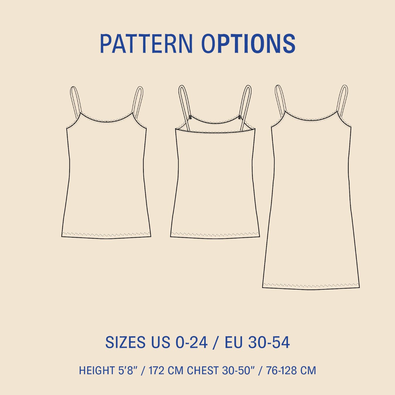 Camisole Sewing Pattern - PDF DOWNLOAD - homesewn