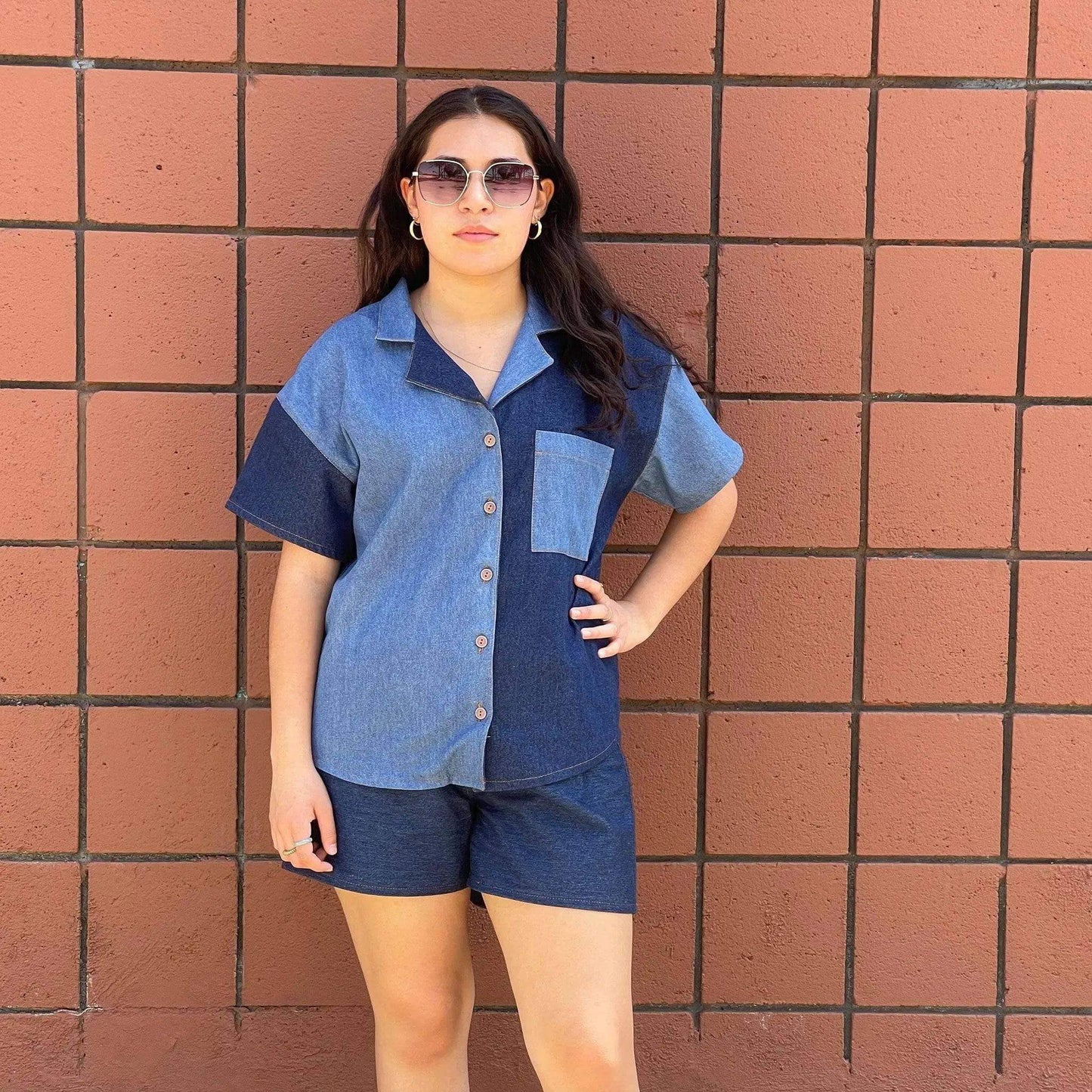 Camp Shirt and Shorts Sewing pattern PDF DOWNLOAD - homesewn