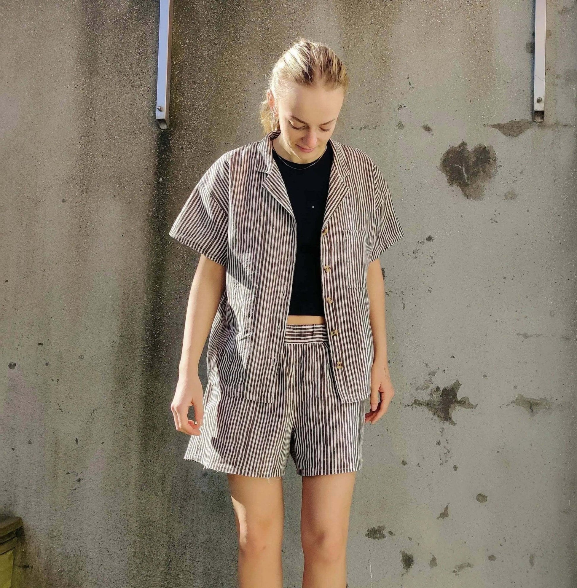 Camp Shirt and Shorts Sewing pattern PDF DOWNLOAD - homesewn
