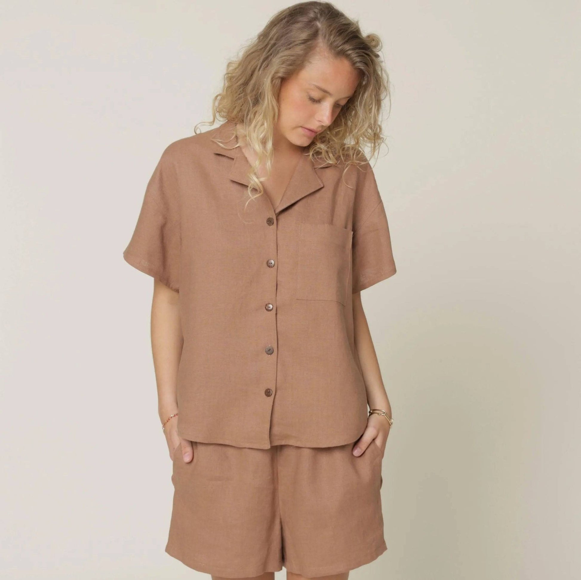 Camp Shirt and Shorts Sewing pattern PDF DOWNLOAD - homesewn