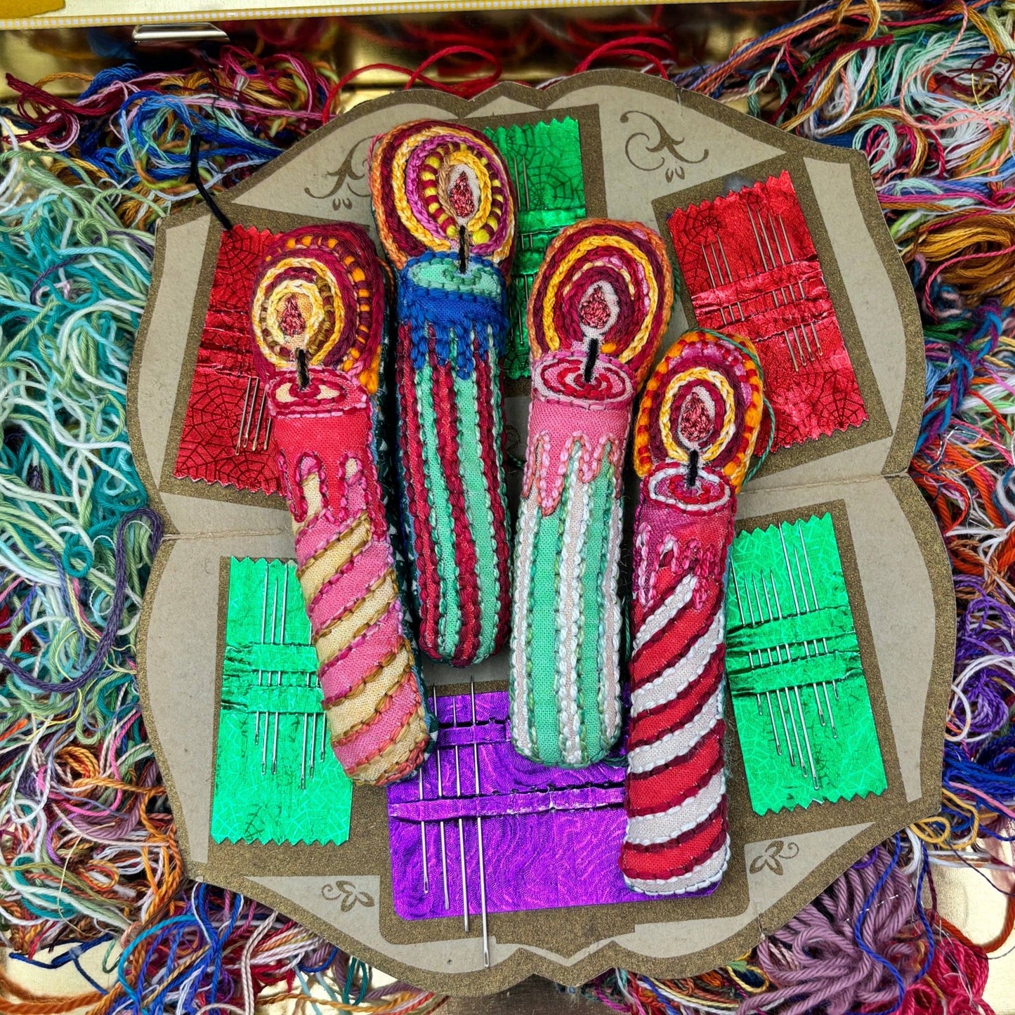 Candle Ornaments - homesewn