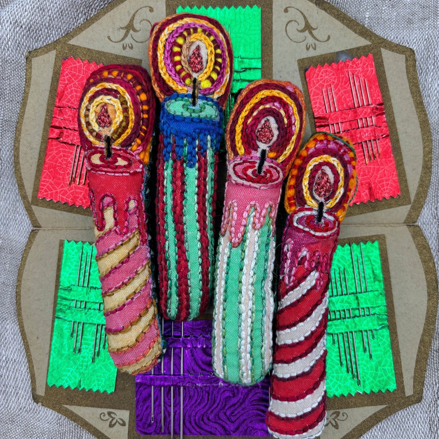 Candle Ornaments - homesewn