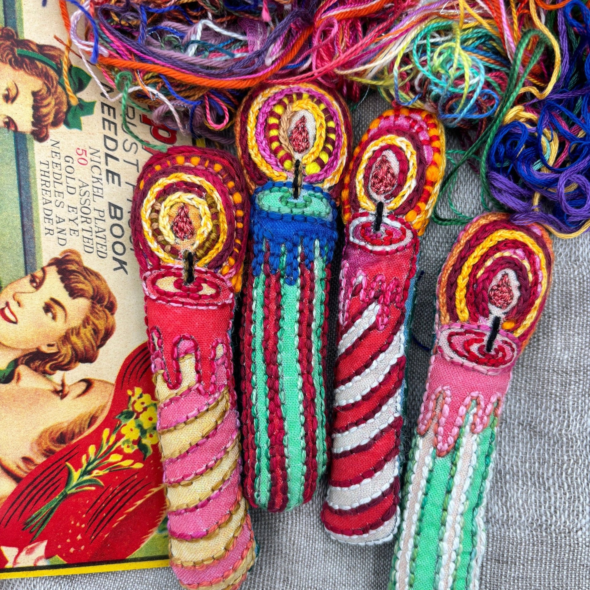 Candle Ornaments - homesewn