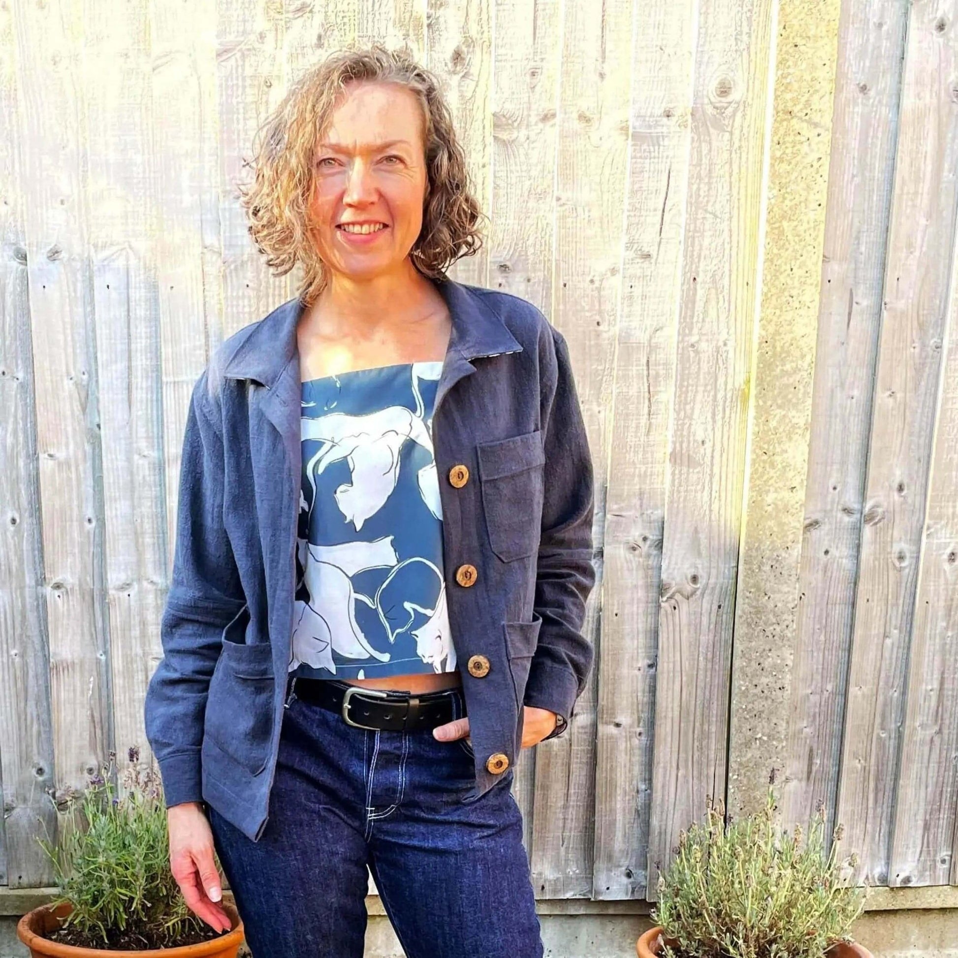 Canvas Jacket sewing pattern - PDF DOWNLOAD - homesewn