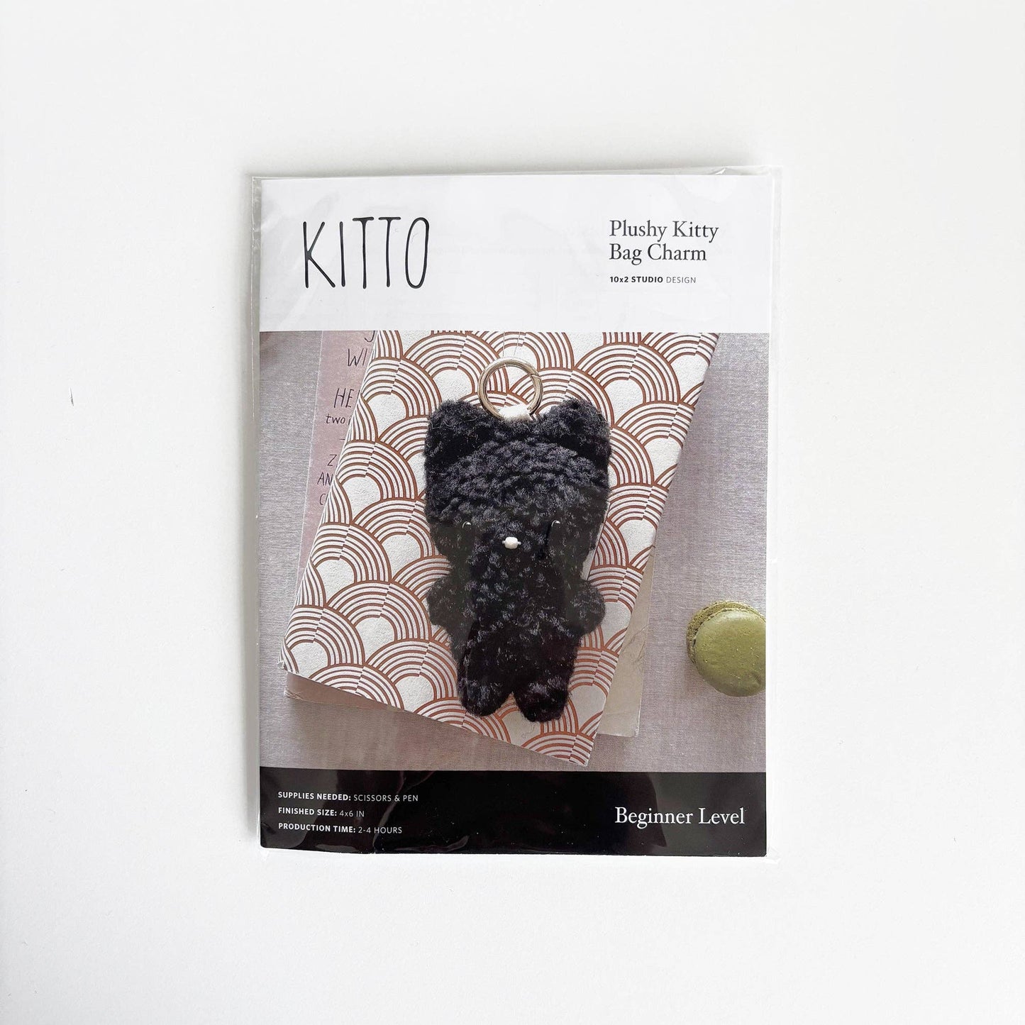 Cat Bag Charm Craft Kit — Beginner Sewing Project - homesewn