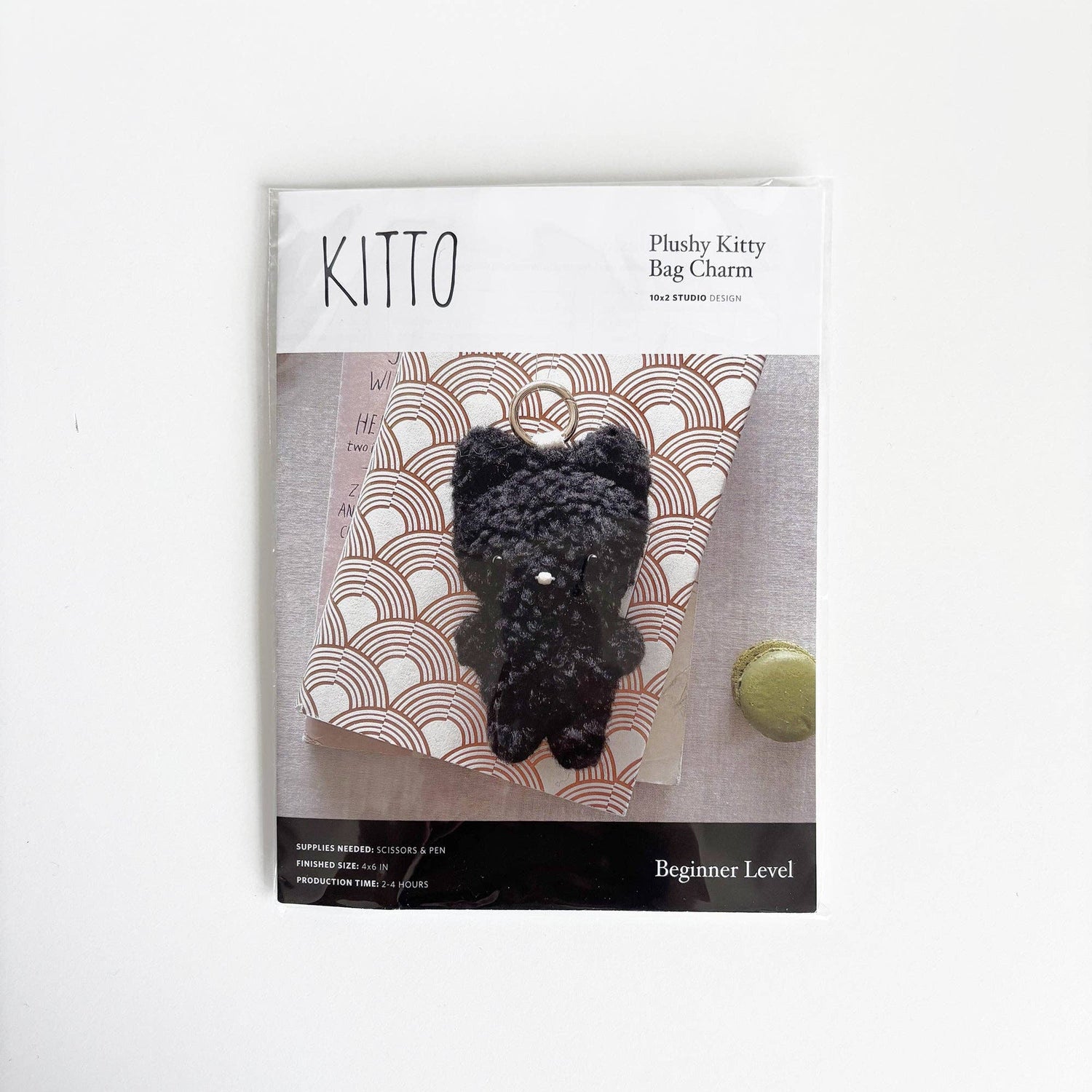 Cat Bag Charm Craft Kit — Beginner Sewing Project - homesewn
