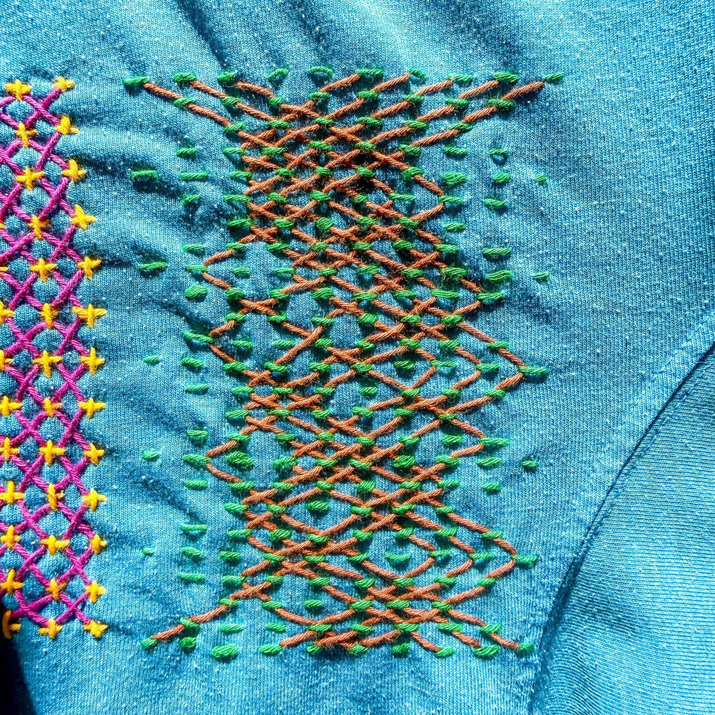 Weavings - Minimal Mending + Embellishment Transfer