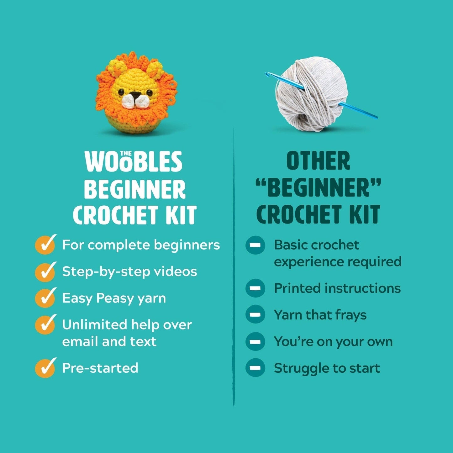 Charlie the Roach Crochet Kit - homesewn