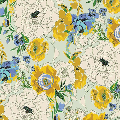 Charlotte's Garden - Mist - homesewn