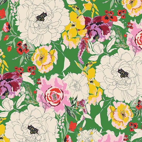 Charlotte's Garden - Vivid - homesewn