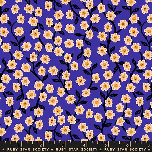 Chatty Garden - Blacklight - Hello Alice - QUILTING COTTON/POPLIN - homesewn