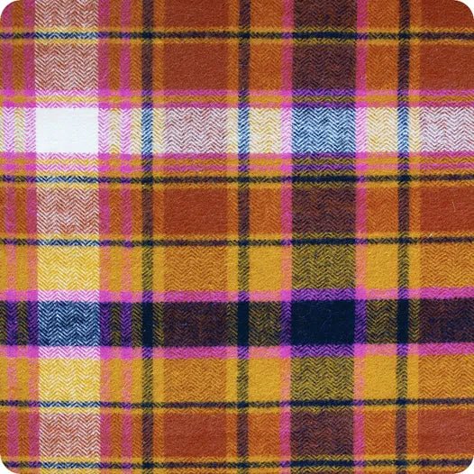 Chevron Plaid - Toffee - Highlands Flannel - homesewn