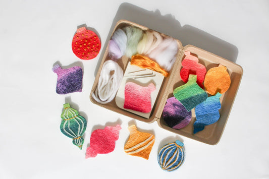 Christmas Bauble Felting Craft Kit - homesewn