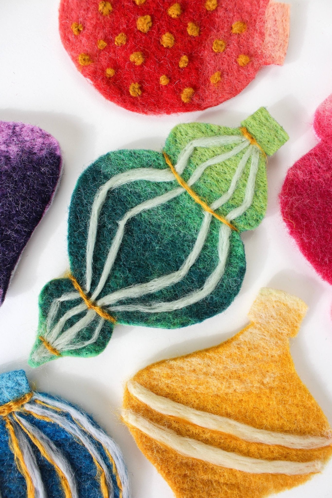 Christmas Bauble Felting Craft Kit - homesewn